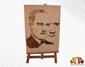 Ahşap Yakma Atatürk 5