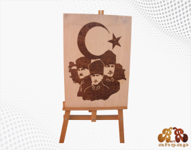 Ahşap Yakma Atatürk 9